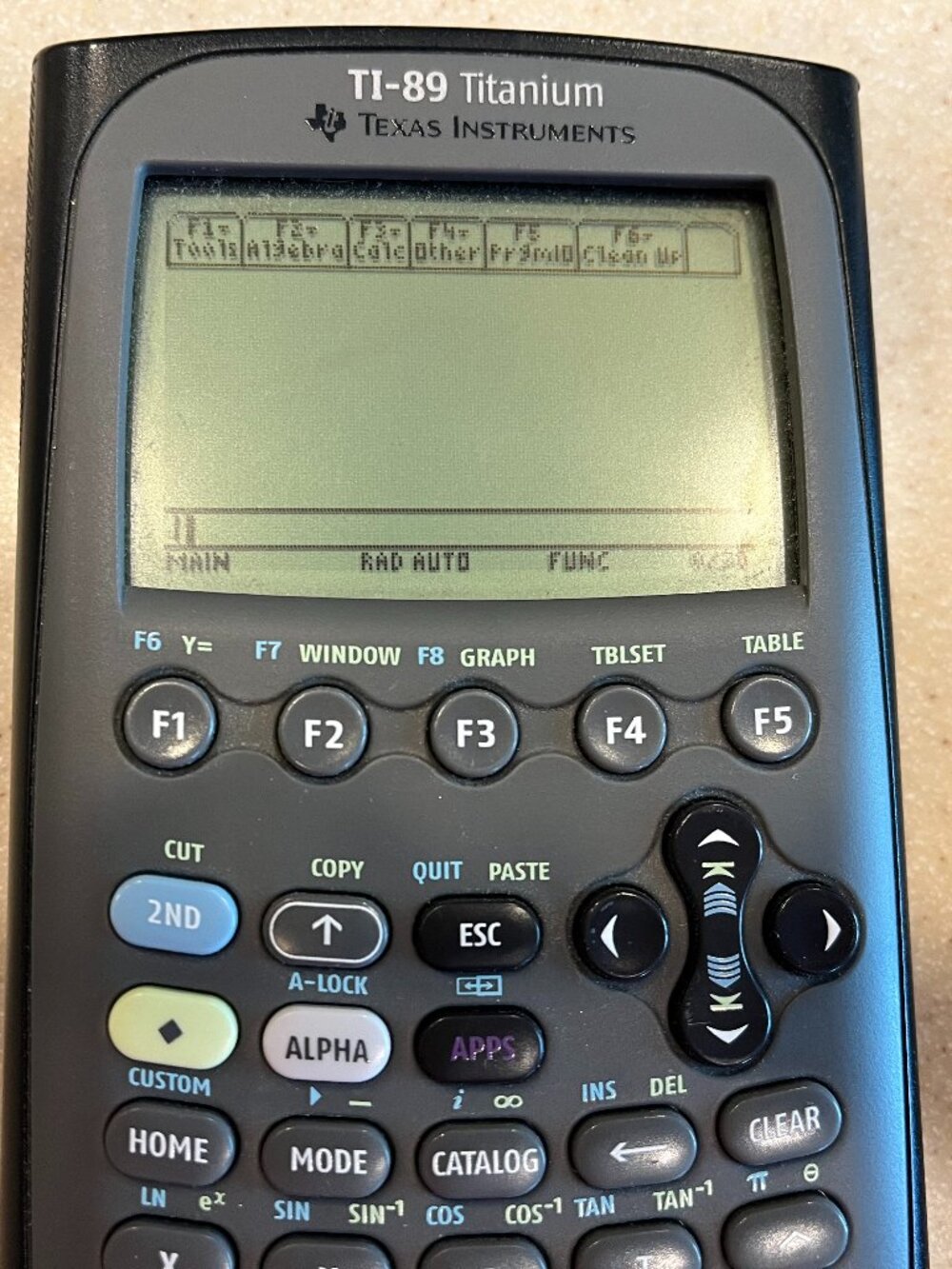 Texas Instruments TI-89 Titanium Graphing Calculator - Black TESTED WORKING